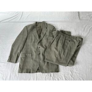 Chaps by Ralph Lauren Wool Blazer/Sport Coat and Slacks Set, 42T, Medium Gray
